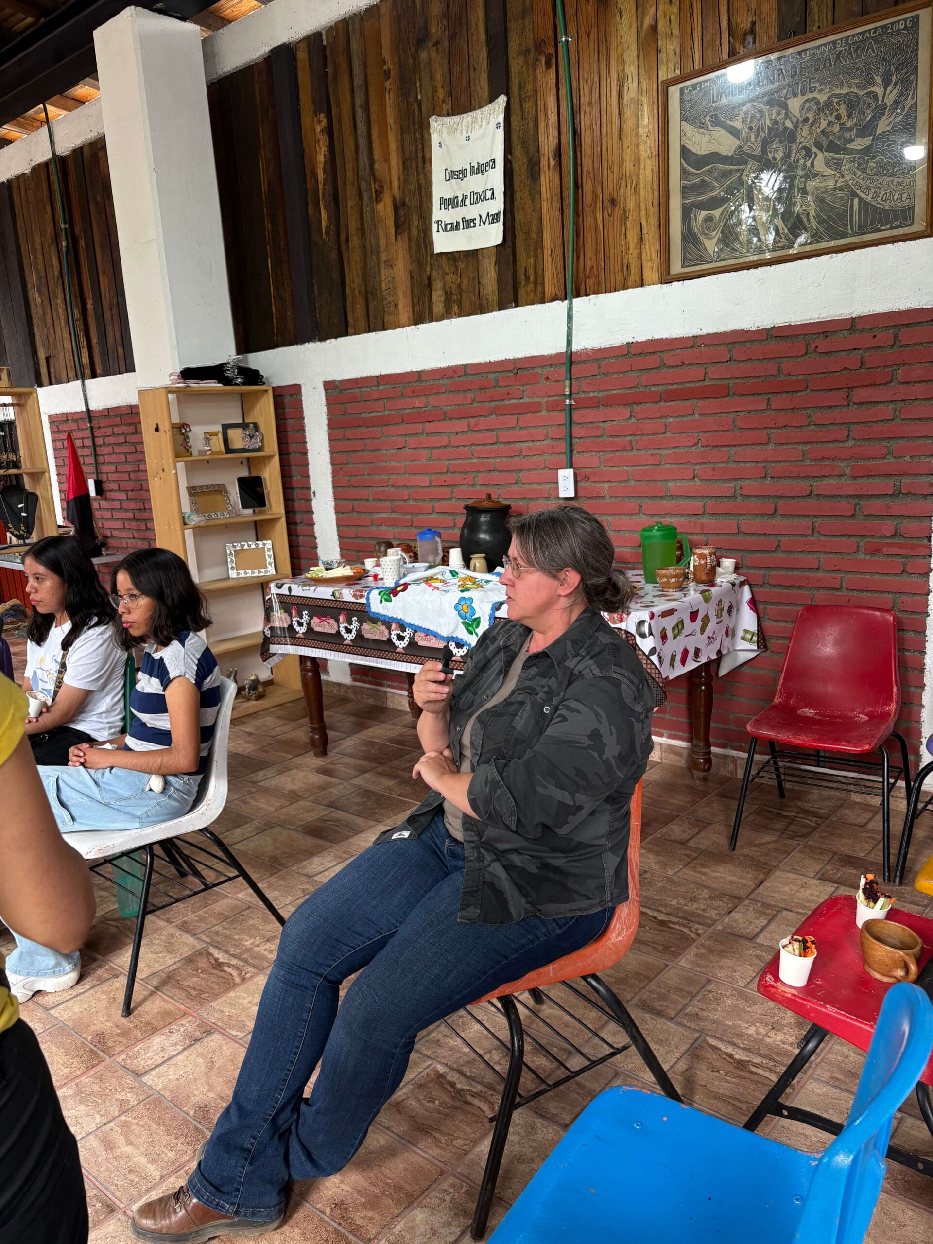 Joanne Phipps en el evento de apoyo a atletas de junio de 2025