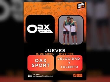 Tribu al Extremo promo for Oax Sport featuring Emilio Jiménez Camal and Óscar Alejandro Cruz Cervantes in an episode about speed, talent, and Nacional CONADE.